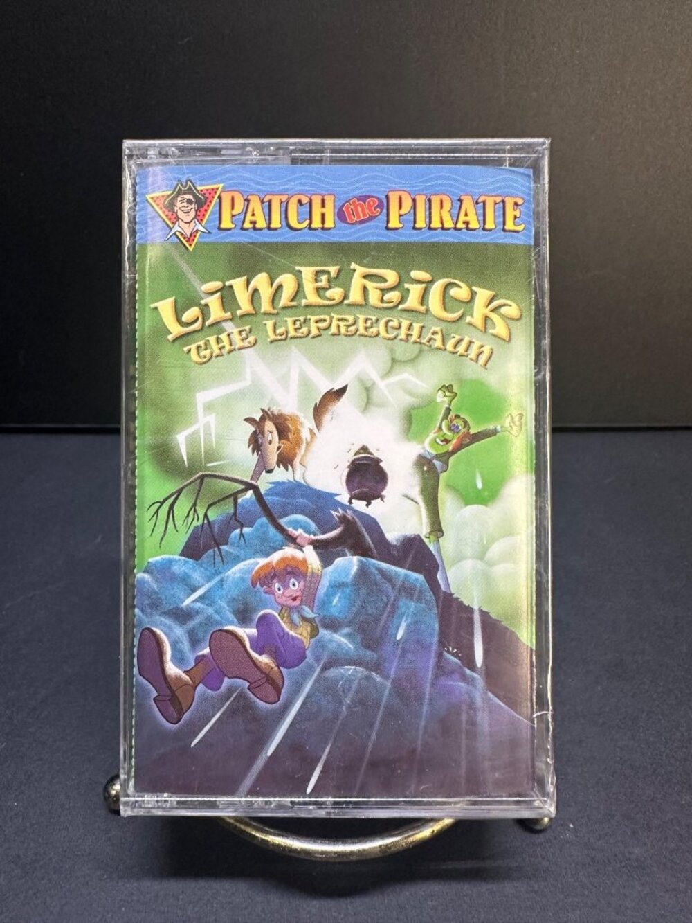 VTG Patch The Pirate Limerick The Leprechaun Cassette Tape 2003 Majesty Music
